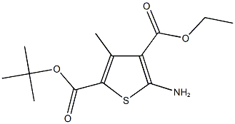 2-tert-butyl 4-ethyl 5-amino-3-methyl-2,4-thiophenedicarboxylate