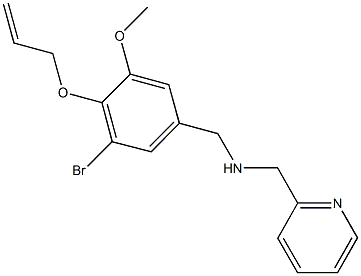 N-[4-(allyloxy)-3-bromo-5-methoxybenzyl]-N-(2-pyridinylmethyl)amine