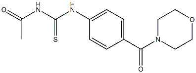 N-acetyl-N'-[4-(4-morpholinylcarbonyl)phenyl]thiourea