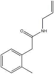 N-allyl-2-(2-methylphenyl)acetamide Struktur