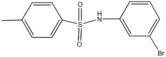 N-(3-bromophenyl)-4-methylbenzenesulfonamide Structure