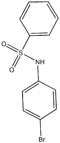 N-(4-bromophenyl)benzenesulfonamide Structure