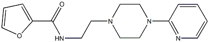 N-{2-[4-(2-pyridinyl)-1-piperazinyl]ethyl}-2-furamide Structure