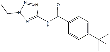4-tert-butyl-N-(2-ethyl-2H-tetraazol-5-yl)benzamide