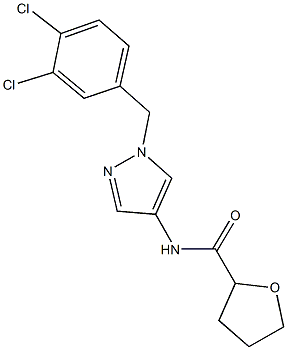  N-[1-(3,4-dichlorobenzyl)-1H-pyrazol-4-yl]tetrahydro-2-furancarboxamide