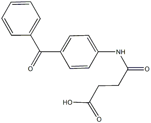 4-(4-benzoylanilino)-4-oxobutanoic acid Structure
