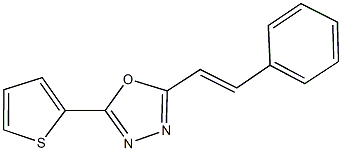 2-(2-phenylvinyl)-5-(2-thienyl)-1,3,4-oxadiazole