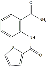 N-[2-(aminocarbonyl)phenyl]thiophene-2-carboxamide Struktur