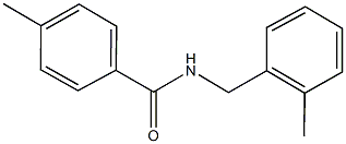 4-methyl-N-[(2-methylphenyl)methyl]benzamide Struktur