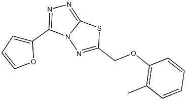  [3-(2-furyl)[1,2,4]triazolo[3,4-b][1,3,4]thiadiazol-6-yl]methyl 2-methylphenyl ether