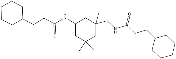  3-cyclohexyl-N-(3-{[(3-cyclohexylpropanoyl)amino]methyl}-3,5,5-trimethylcyclohexyl)propanamide