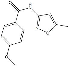  4-methoxy-N-(5-methyl-3-isoxazolyl)benzamide