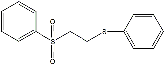 phenyl 2-(phenylsulfanyl)ethyl sulfone Structure