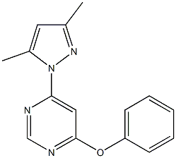 6-(3,5-dimethyl-1H-pyrazol-1-yl)-4-pyrimidinylphenylether