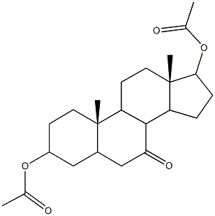 17-(acetyloxy)-7-oxoandrostan-3-yl acetate