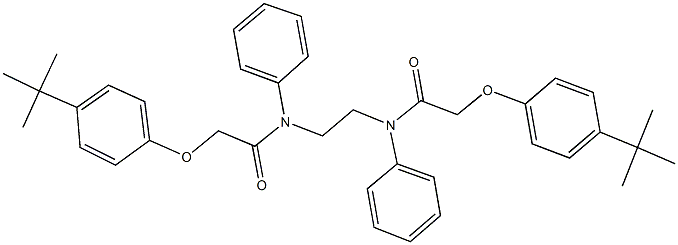 2-(4-tert-butylphenoxy)-N-(2-{[(4-tert-butylphenoxy)acetyl]anilino}ethyl)-N-phenylacetamide