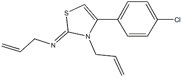 N-allyl-N-(3-allyl-4-(4-chlorophenyl)-1,3-thiazol-2(3H)-ylidene)amine
