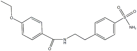 N-{2-[4-(aminosulfonyl)phenyl]ethyl}-4-ethoxybenzamide Structure