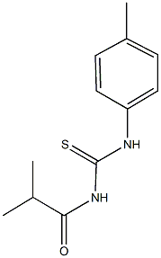  N-isobutyryl-N'-(4-methylphenyl)thiourea