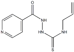 N-allyl-2-isonicotinoylhydrazinecarbothioamide Structure