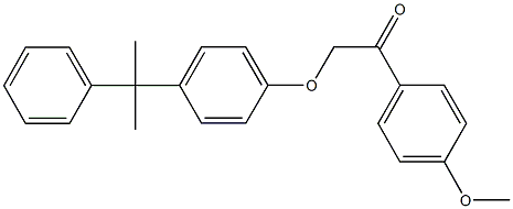 1-(4-methoxyphenyl)-2-[4-(1-methyl-1-phenylethyl)phenoxy]ethanone