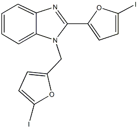  2-(5-iodo-2-furyl)-1-[(5-iodo-2-furyl)methyl]-1H-benzimidazole