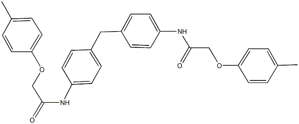 2-(4-methylphenoxy)-N-[4-(4-{[(4-methylphenoxy)acetyl]amino}benzyl)phenyl]acetamide