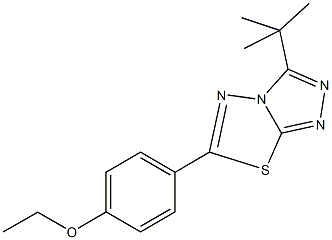 4-(3-tert-butyl[1,2,4]triazolo[3,4-b][1,3,4]thiadiazol-6-yl)phenyl ethyl ether