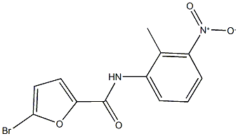  5-bromo-N-{3-nitro-2-methylphenyl}-2-furamide