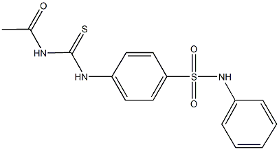 4-{[(acetylamino)carbothioyl]amino}-N-phenylbenzenesulfonamide