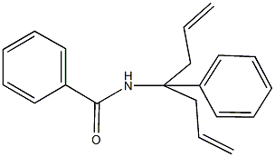 N-(1-allyl-1-phenyl-3-butenyl)benzamide 结构式