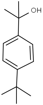 2-(4-tert-butylphenyl)-2-propanol Struktur