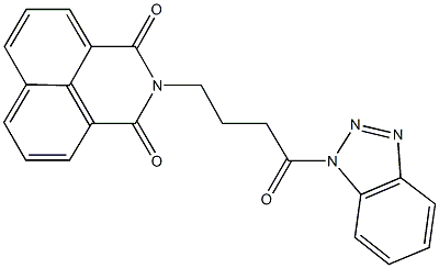 2-[4-(1H-1,2,3-benzotriazol-1-yl)-4-oxobutyl]-1H-benzo[de]isoquinoline-1,3(2H)-dione