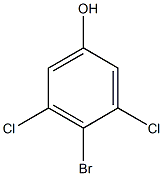 4-bromo-3,5-dichlorophenol Structure