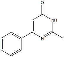 2-methyl-6-phenyl-4(3H)-pyrimidinone Structure
