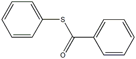S-phenyl benzenecarbothioate 结构式