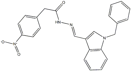  N'-[(1-benzyl-1H-indol-3-yl)methylene]-2-{4-nitrophenyl}acetohydrazide