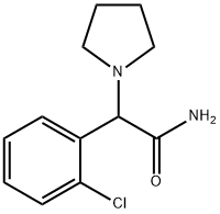 2-(2-Chlorophenyl)-2-(Pyrrolidin-1-Yl)Acetamide Structure