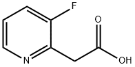 2-(3-フルオロピリジン-2-イル)酢酸 化学構造式