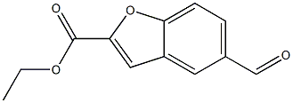 ethyl 5-formyl-1-benzofuran-2-carboxylate Structure