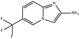 2-氨基-6-三氟甲基咪唑并[1,2-A]吡啶, 1005785-87-4, 结构式
