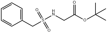 Tert-Butyl 2-(Phenylmethylsulfonamido)Acetate 结构式