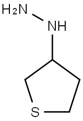 (四氢噻吩-3-基)肼 结构式