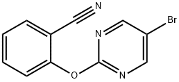 2-(5-BROMO-PYRIMIDIN-2-YLOXY)-BENZONITRILE Structure
