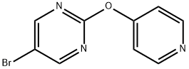 5-BROMO-2-(PYRIDIN-4-YLOXY)-PYRIMIDINE Structure