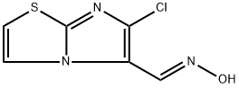 (E)-N-({6-chloroimidazo[2,1-b][1,3]thiazol-5-yl}methylidene)hydroxylamine Structure