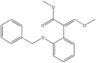 methyl 2-[2-(benzyloxy)phenyl]-3-methoxyacrylate Structure