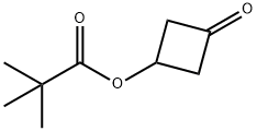 3-Oxocyclobutyl pivalate Struktur