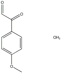 Benzeneacetaldehyde, 4-methoxy-α-oxo-, hydrate (1:1) 结构式