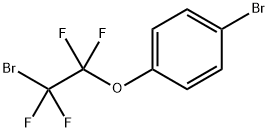 1-bromo-4-(2-bromo-1,1,2,2-tetrafluoroethoxy)benzene Struktur